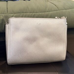 Lo & Sons Pearl Crossbody - Silver (NWT)